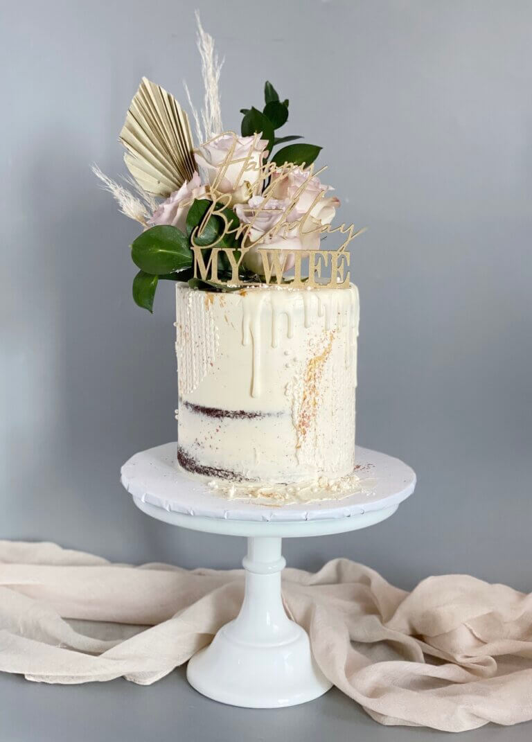 Birthday cake for wife