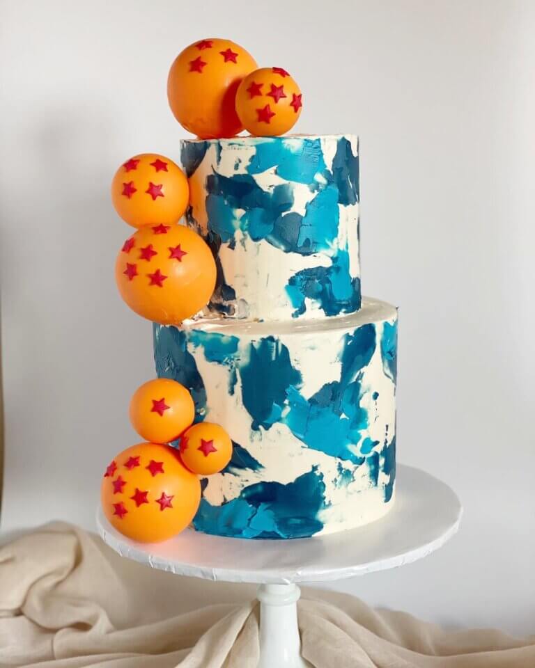 Dragon ball Inspired groom's cake.